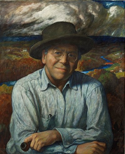 Selbstporträt von Newell Convers Wyeth