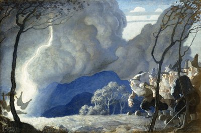 Die Gnome beim Kegeln von Newell Convers Wyeth