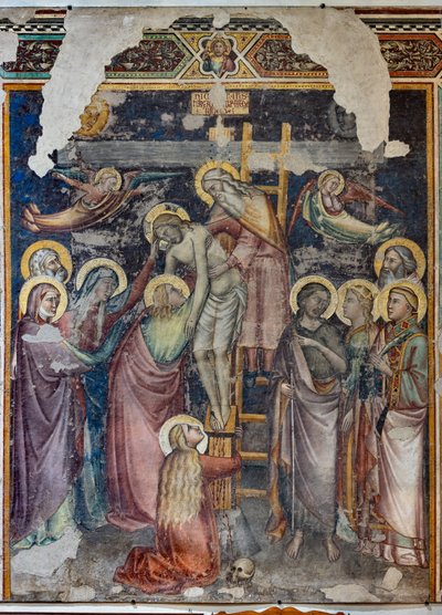 Kreuzabnahme (abgelöstes Fresko) von Niccolo di Pietro Gerini