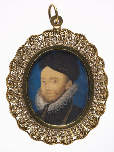 Porträt eines Mannes von Nicholas Hilliard