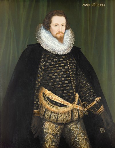 Robert Devereux, Earl of Essex, 1594 von Nicholas Hilliard