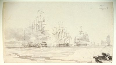 Die Schlacht am Nil von Nicholas Pocock
