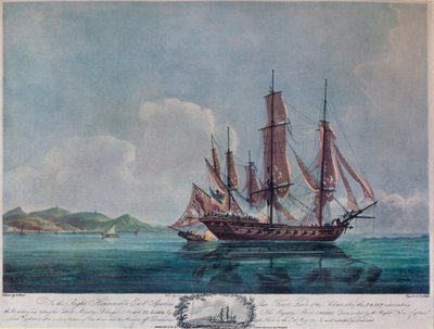 Die Speedy und El Gamo, um 1802 von Nicholas Pocock