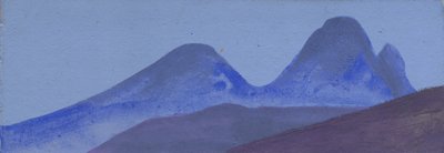 Bergstudie, ca. 1936-47 von Nicholas Roerich