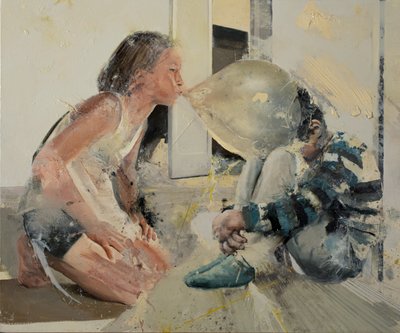 Kauerndes Kind II, 2022 von Nicola Pucci