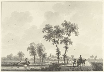 Das Dorf Spijk in Gelderland von Nicolaas Wicart