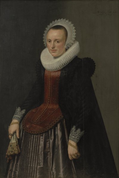 Porträt einer Dame von Nicolaes Eliasz. Pickenoy