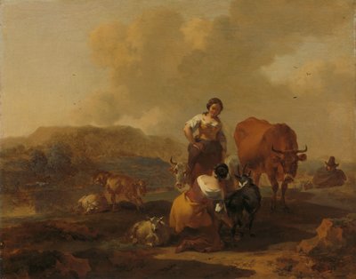 Italienische Landschaft von Nicolaes Pietersz Berchem