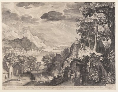 Abrahams Opfer von Nicolaes de Bruyn