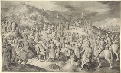 Christus am Kreuz von Nicolaes de Bruyn