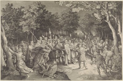 Judaskuss und Verhaftung Christi von Nicolaes de Bruyn