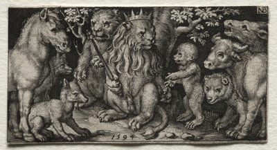 Der König der Tiere von Nicolaes de Bruyn