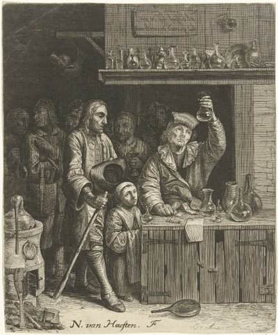 Piskijker und Bauernfamilie von Nicolaes van Haeften