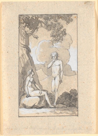 Adam isst vom Baum von Nicolai Abildgaard