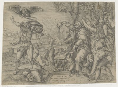 Opfer der Iphigenie von Nicolas Beatrizet