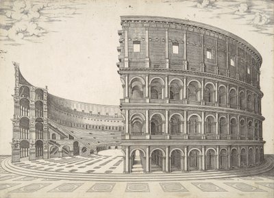 Theatrum Sive Coliseum Romanum von Nicolas Beatrizet