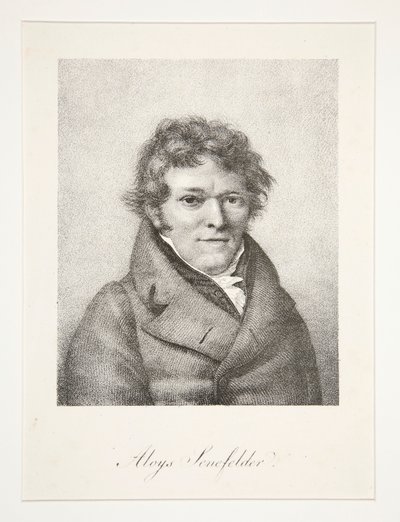 Porträt von Aloys Senefelder von Nicolas Henri Jacob