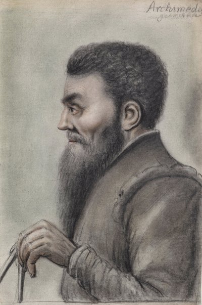 Darstellung von Archimedes von Syrakus von Nicolas Lagneau or Lanneau