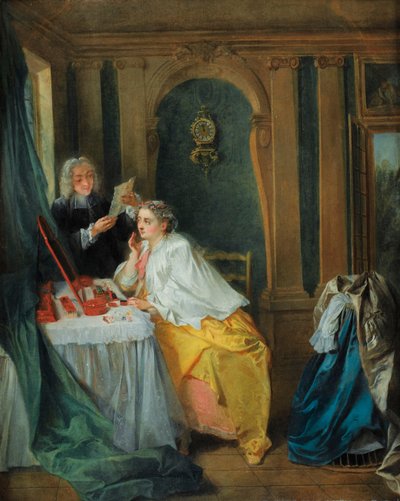 Madame Geoffrin bei ihrer Toilette von Nicolas Lancret