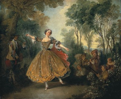 Miss Camargo beim Tanzen von Nicolas Lancret