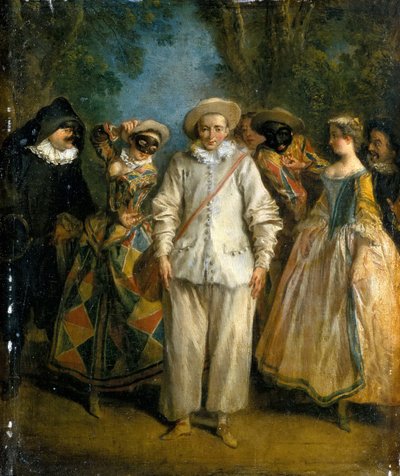 Die Schauspieler der Commedia dell
