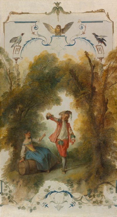 Der Weinberg, ca. 1723-1727 von Nicolas Lancret