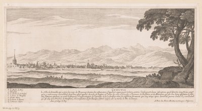 Ansicht von Grenoble von Nicolas Perelle