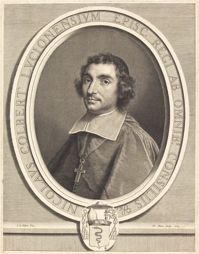 Nicolas Colbert von Nicolas Pitau I after Claude Lefebvre