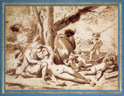 Mars und Venus von Nicolas Poussin