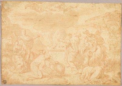 Noahs Opfer von Nicolas Poussin