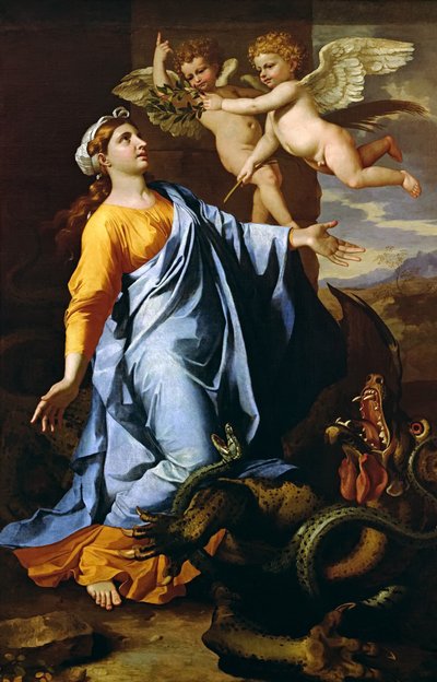 Heilige Margareta von Nicolas Poussin