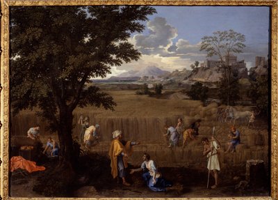Sommer oder Ruth und Boaz von Nicolas Poussin