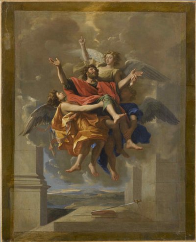 Die Ekstase des Heiligen Paulus, 1650 von Nicolas Poussin