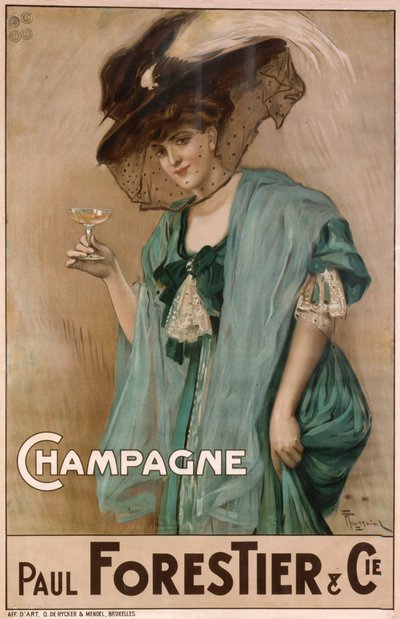 Champagne, 19. Jahrhundert von Nicolas Toussaint Charlet