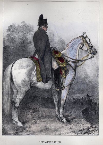 Napoleon im Mantel von Nicolas Toussaint Charlet