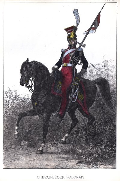 Polnischer Lanzenreiter der kaiserlichen Garde von Nicolas Toussaint Charlet