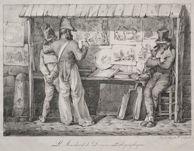Der Lithographenhändler von Nicolas Toussaint Charlet