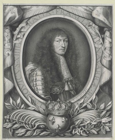 König von Frankreich Ludwig XIV von Nicolas de Larmessin