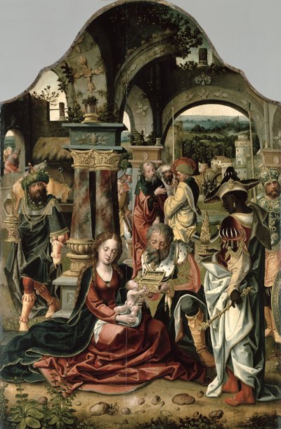 Die Anbetung der Könige von Nicolaus van Aelst