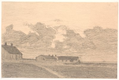 Das alte Gasthaus in Ferring von Niels Jakob Jakobsen Bjerre