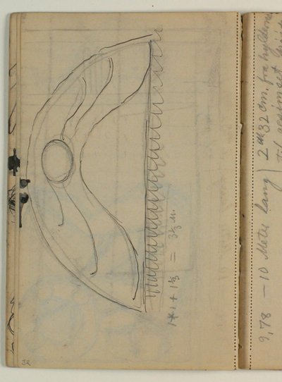 Ornamententwurf von Niels Larsen Stevns