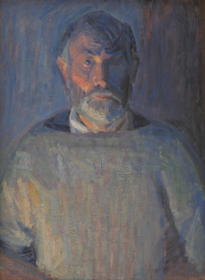 Porträt des Künstlers. Lampenlicht von Niels Larsen Stevns