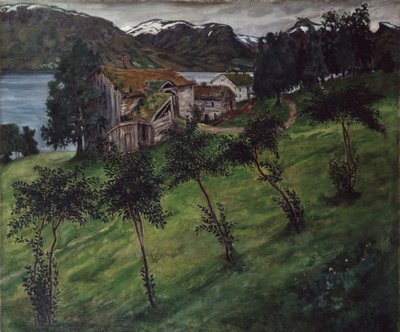 Apfelbaum bei Bjorset in Jolster von Nikolai Astrup