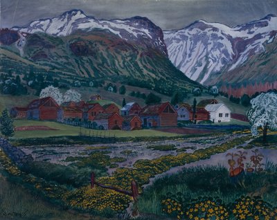 Butterblumen Nacht von Nikolai Astrup