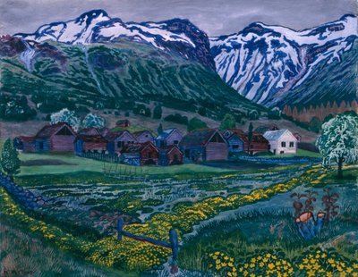 Butterblumen-Nacht von Nikolai Astrup
