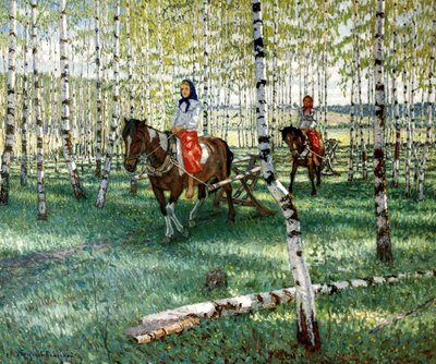 Zur Arbeit von Nikolai Petrovich Bogdanov Belsky