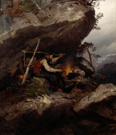 Ein reisender Schmied von Nils Bergslien