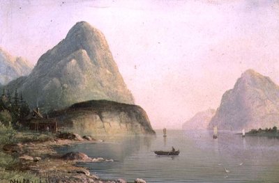 Eine Fjordszene von Nils Hans Christiansen