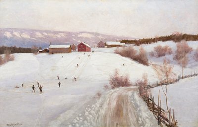 Winter in Norwegen von Nils Hansteen