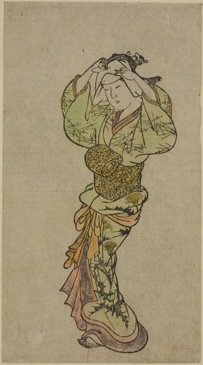 Eine Tänzerin von Nishikawa Sukenobu